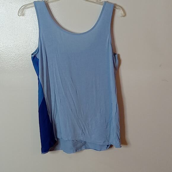 Apt 9 angle stripes blue tank . Flirty Small - Picture 4 of 7